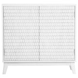 Coaster Gambon Rectangular 2-door Accent Cabinet White Default Title