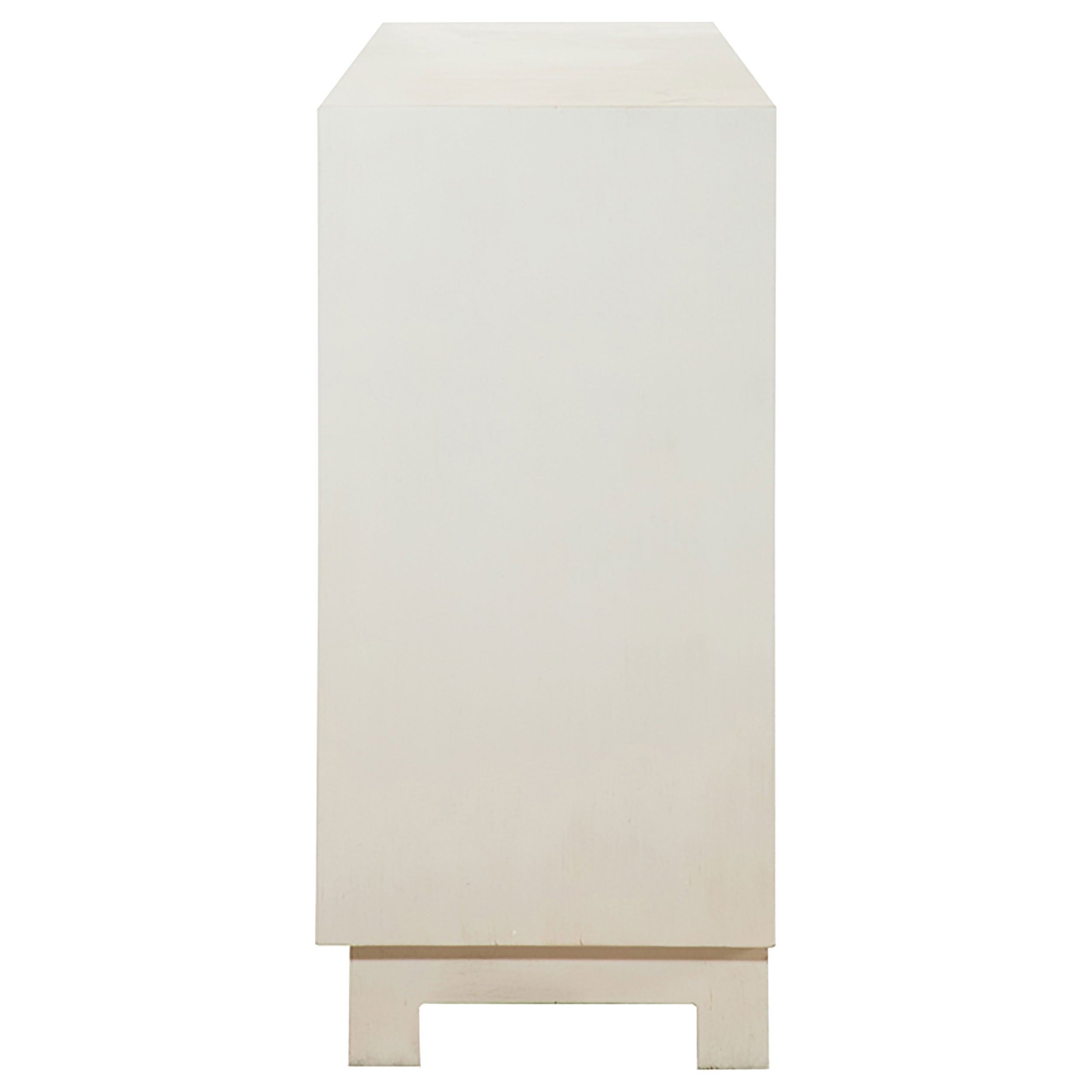 Coaster Voula Rectangular 4-door Accent Cabinet White and Gold Default Title