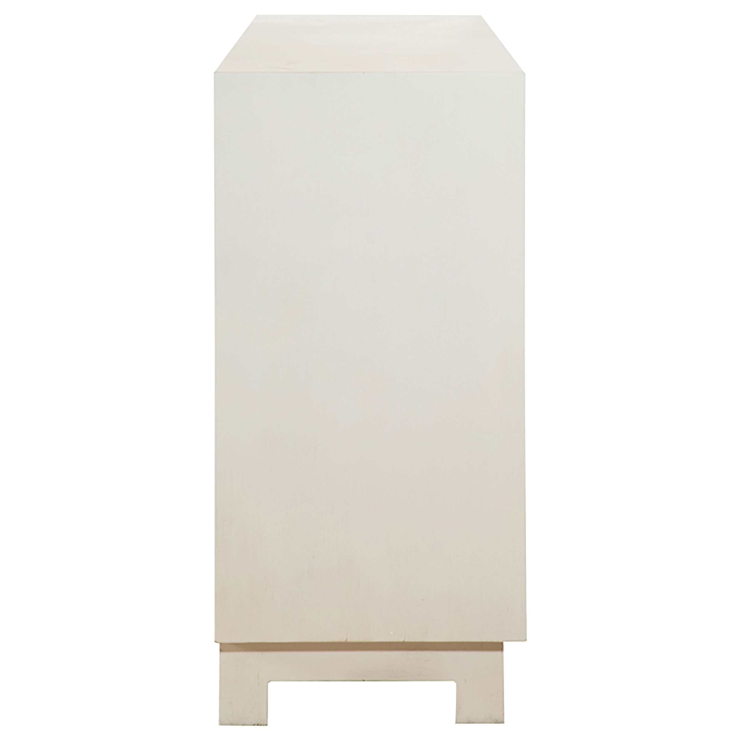 Coaster Voula Rectangular 4-door Accent Cabinet White and Gold Default Title