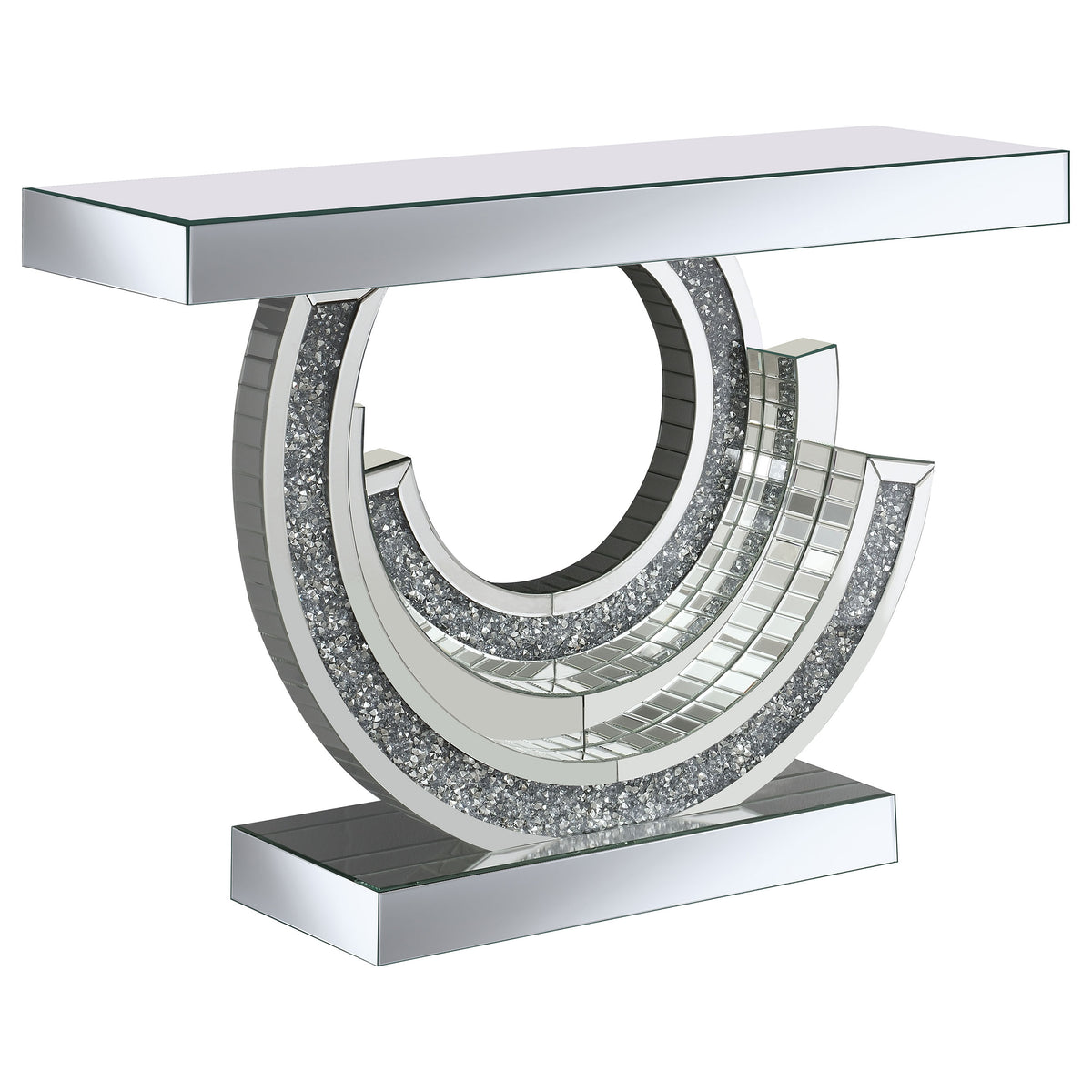 Coaster Imogen Multi-dimensional Console Table Silver Default Title