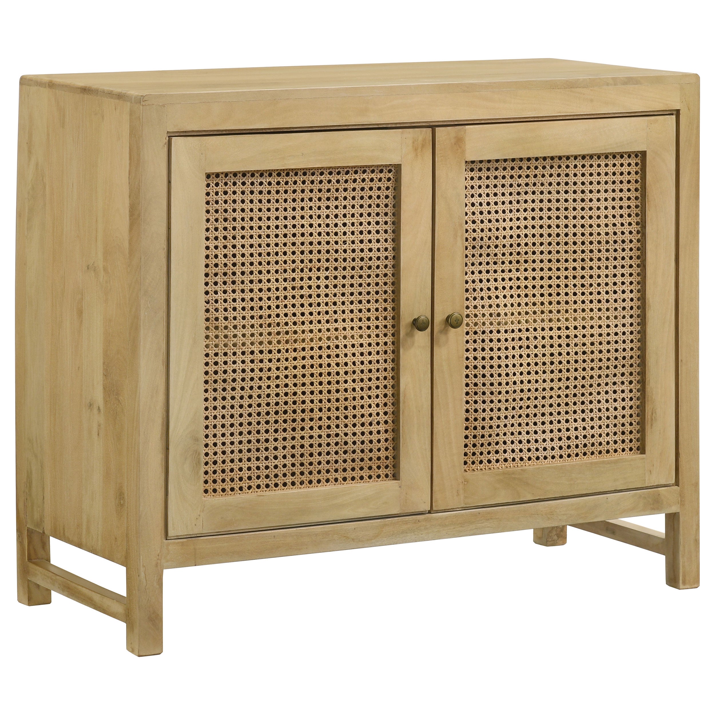 Coaster Zamora Rectangular 2-door Accent Cabinet Natural Default Title