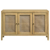 Coaster Zamora Rectangular 3-door Accent Cabinet Natural Default Title