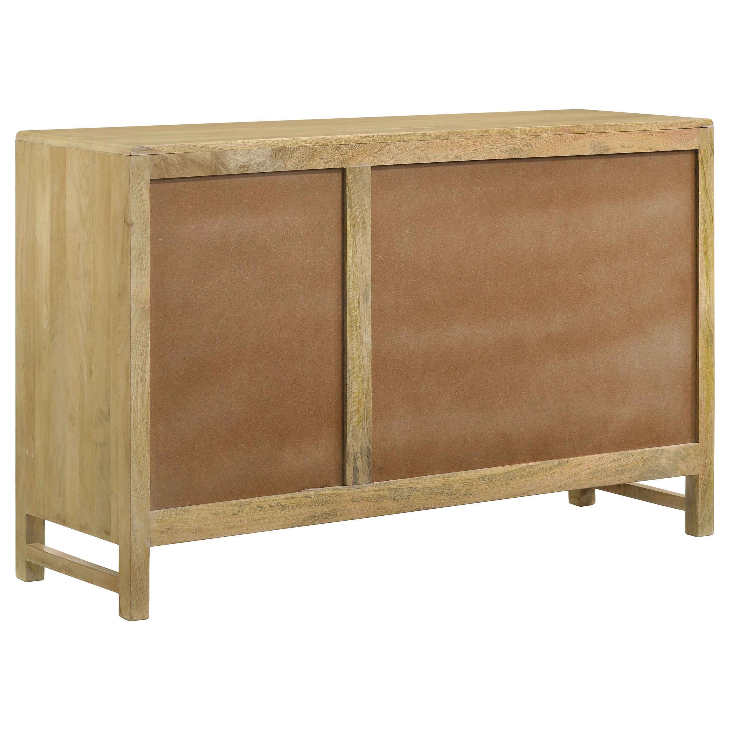 Coaster Zamora Rectangular 3-door Accent Cabinet Natural Default Title