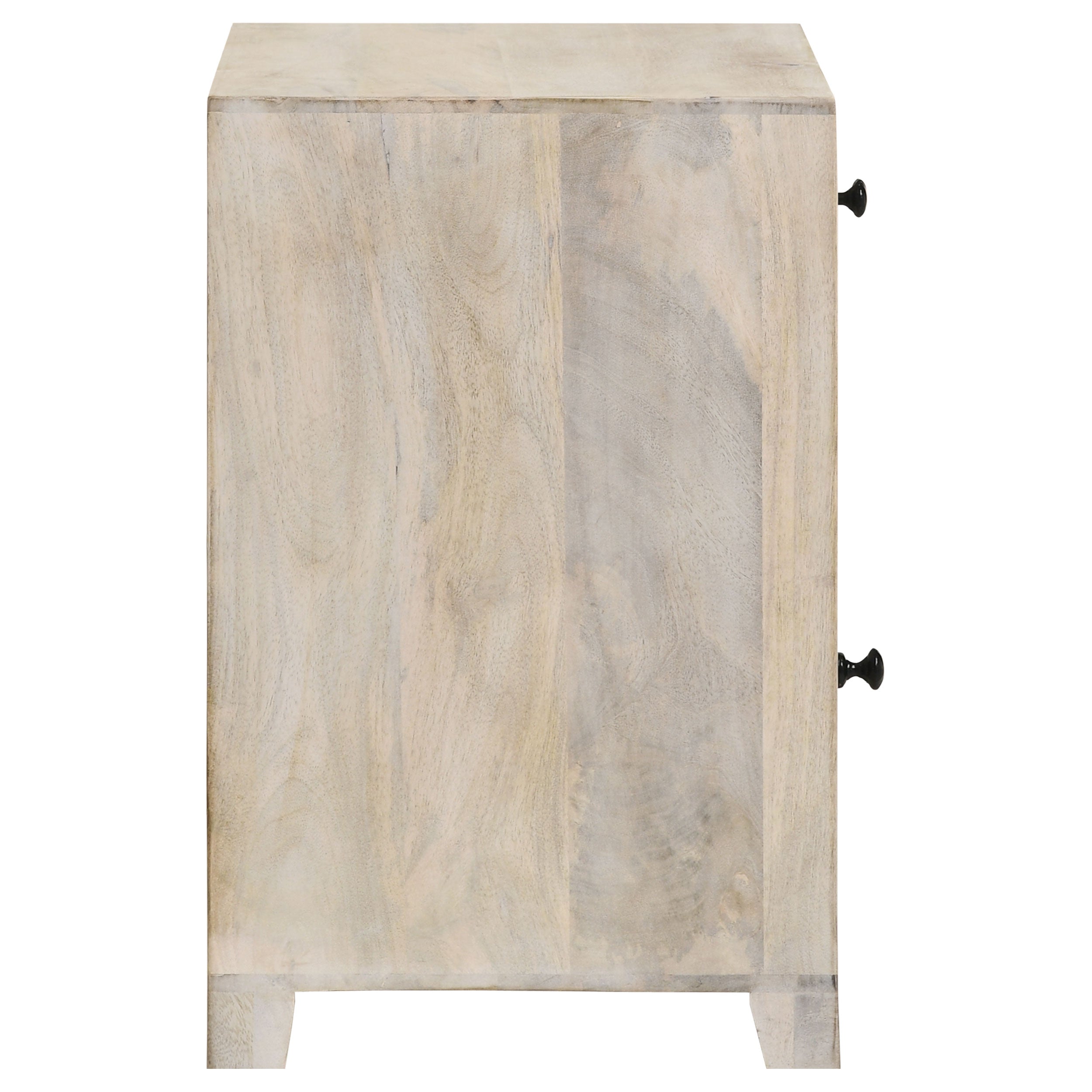 Coaster August 1-door Accent Cabinet White Washed Default Title