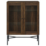 Coaster Bonilla 2-door Accent Cabinet with Glass Shelves Default Title