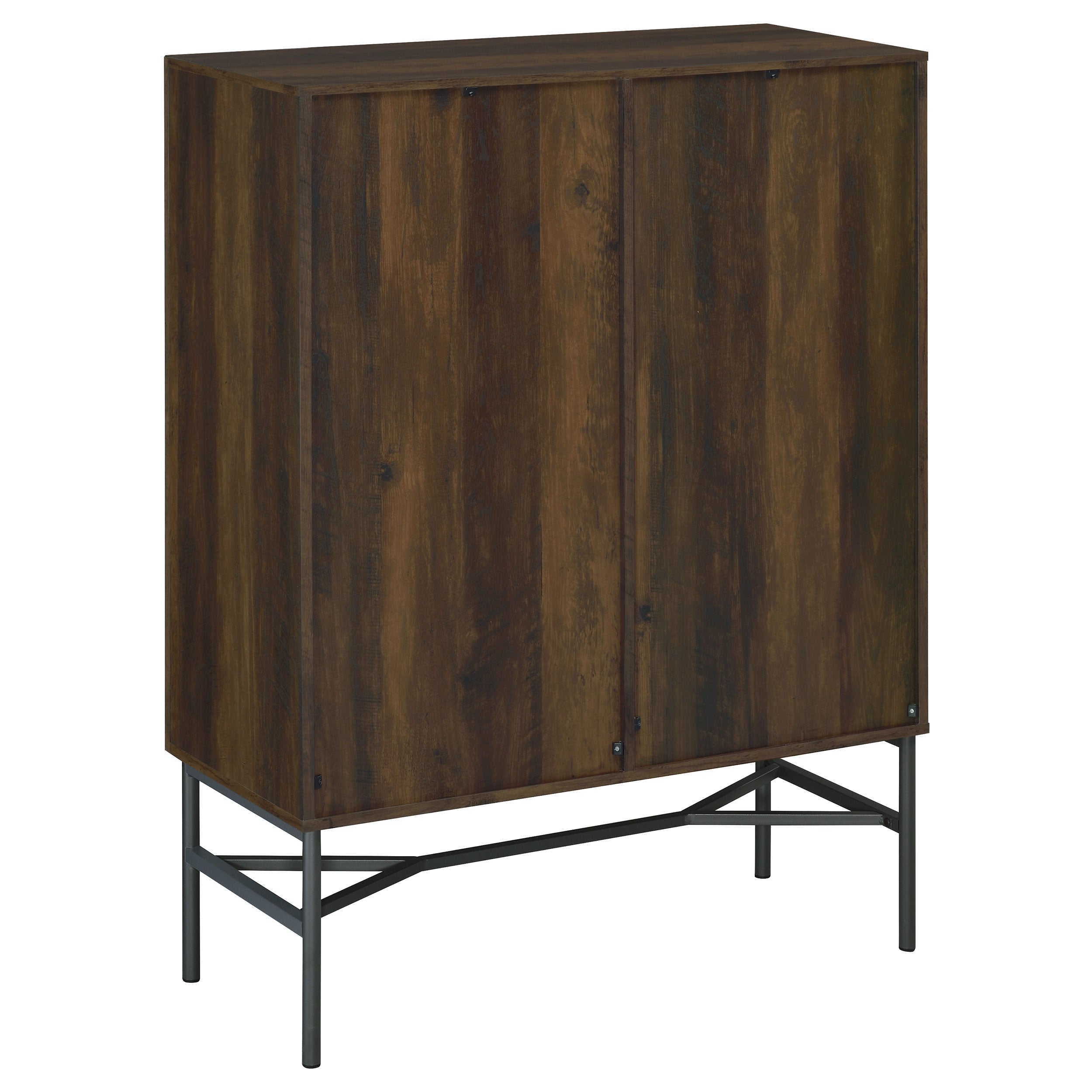 Coaster Bonilla 2-door Accent Cabinet with Glass Shelves Default Title