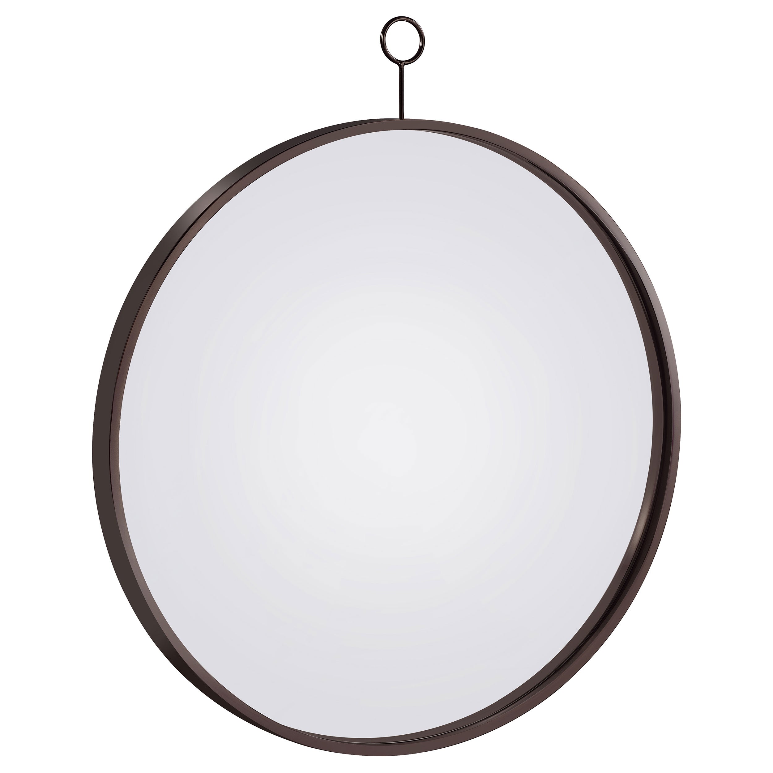 Coaster Gwyneth Round Wall Mirror Black Nickel Default Title