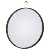 Coaster Gwyneth Round Wall Mirror Black Nickel Default Title