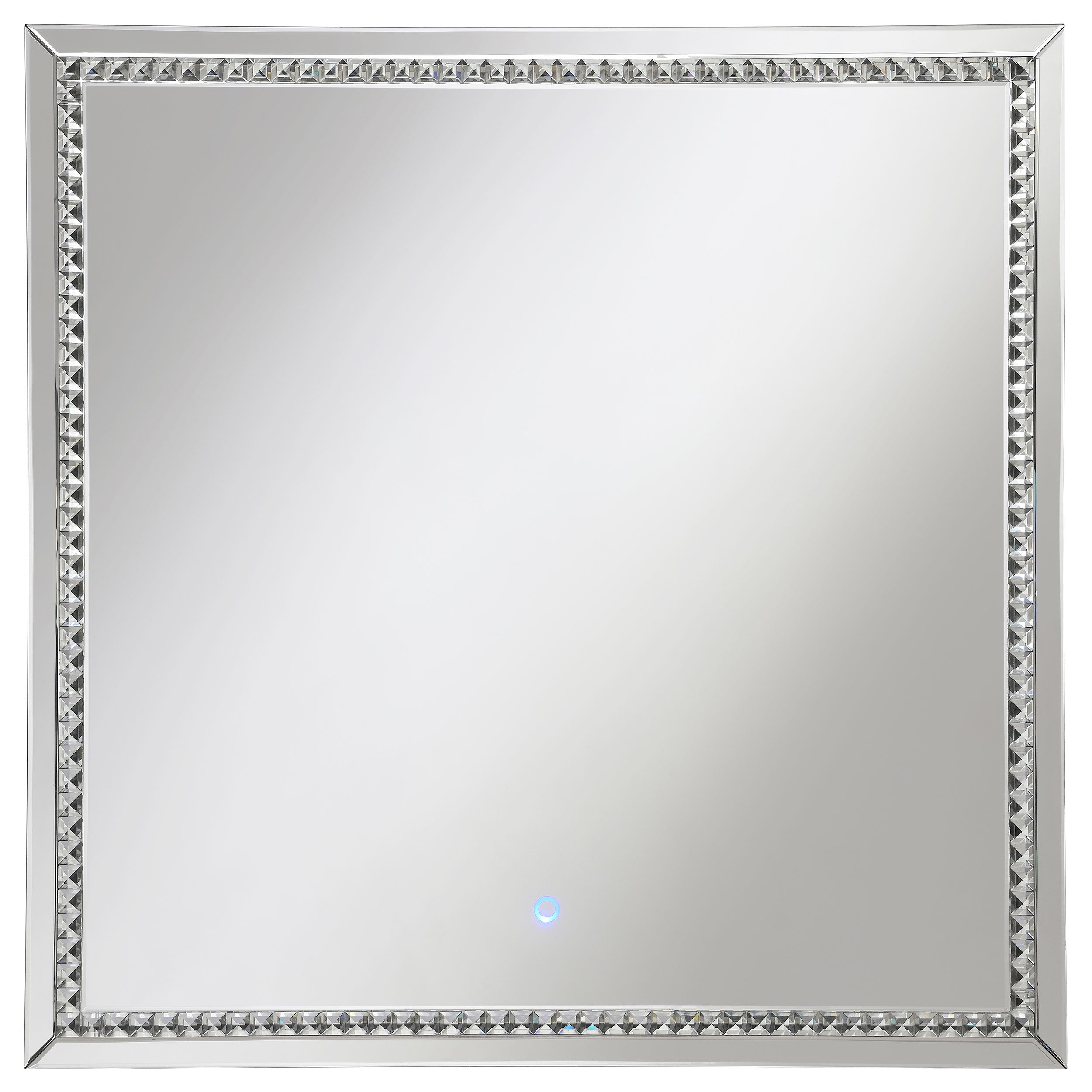 Coaster Noelle Square Wall Mirror with LED Lights Default Title