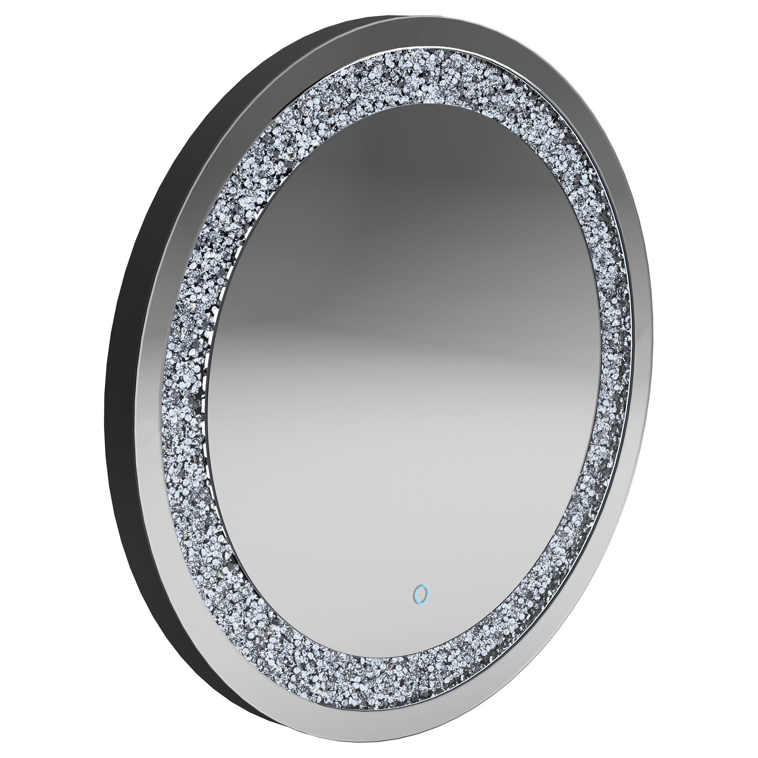 Coaster Landar Round Wall Mirror Silver Default Title