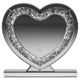 Coaster Euston Heart Shape Table Mirror Silver Default Title