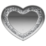 Coaster Aiko Heart Shape Wall Mirror Silver Default Title