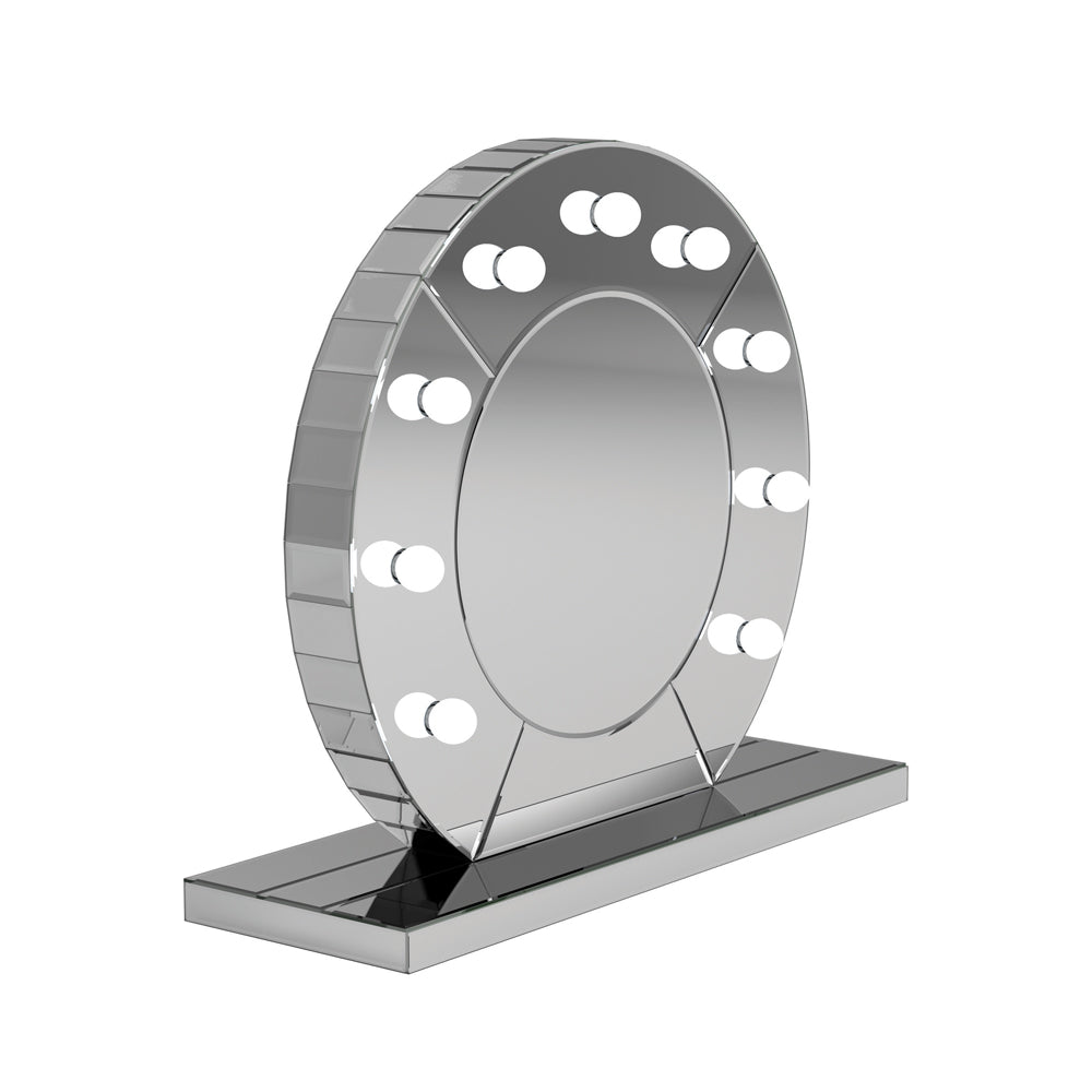 Coaster LED Table Mirror Silver Default Title