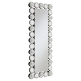 Coaster Aghes Rectangular Wall Mirror with LED Lighting Mirror Default Title