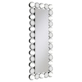 Coaster Aghes Rectangular Wall Mirror with LED Lighting Mirror Default Title