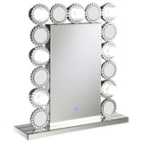 Coaster Aghes Rectangular Table Mirror with LED Lighting Mirror Default Title