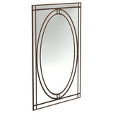 Coaster Beveled Edge Wall Mirror Silver Default Title