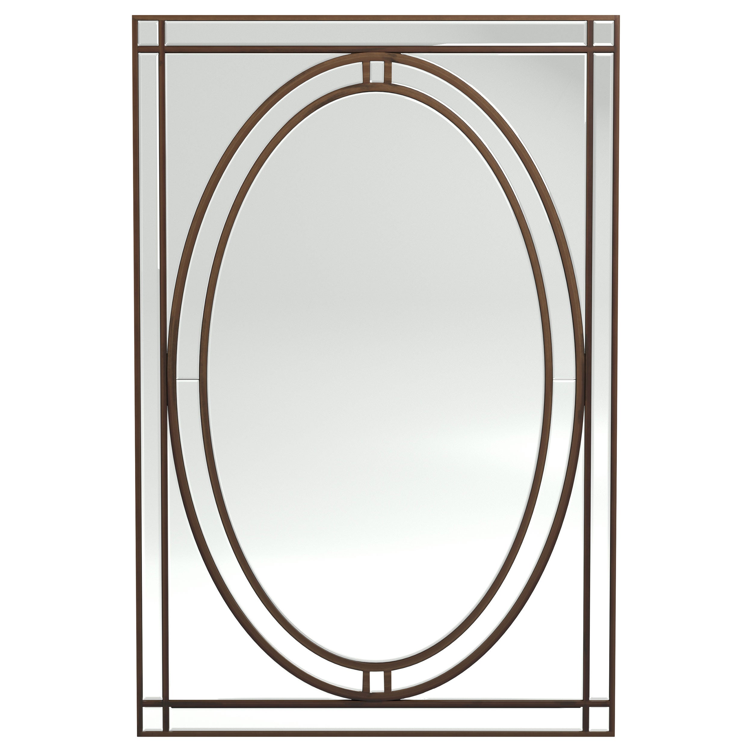 Coaster Beveled Edge Wall Mirror Silver Default Title