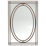 Coaster Beveled Edge Wall Mirror Silver Default Title