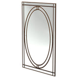 Coaster Beveled Edge Wall Mirror Silver Default Title