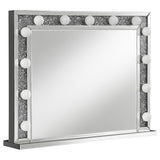 Coaster Wilmer Rectangular Table Mirror with Lighting Silver Default Title