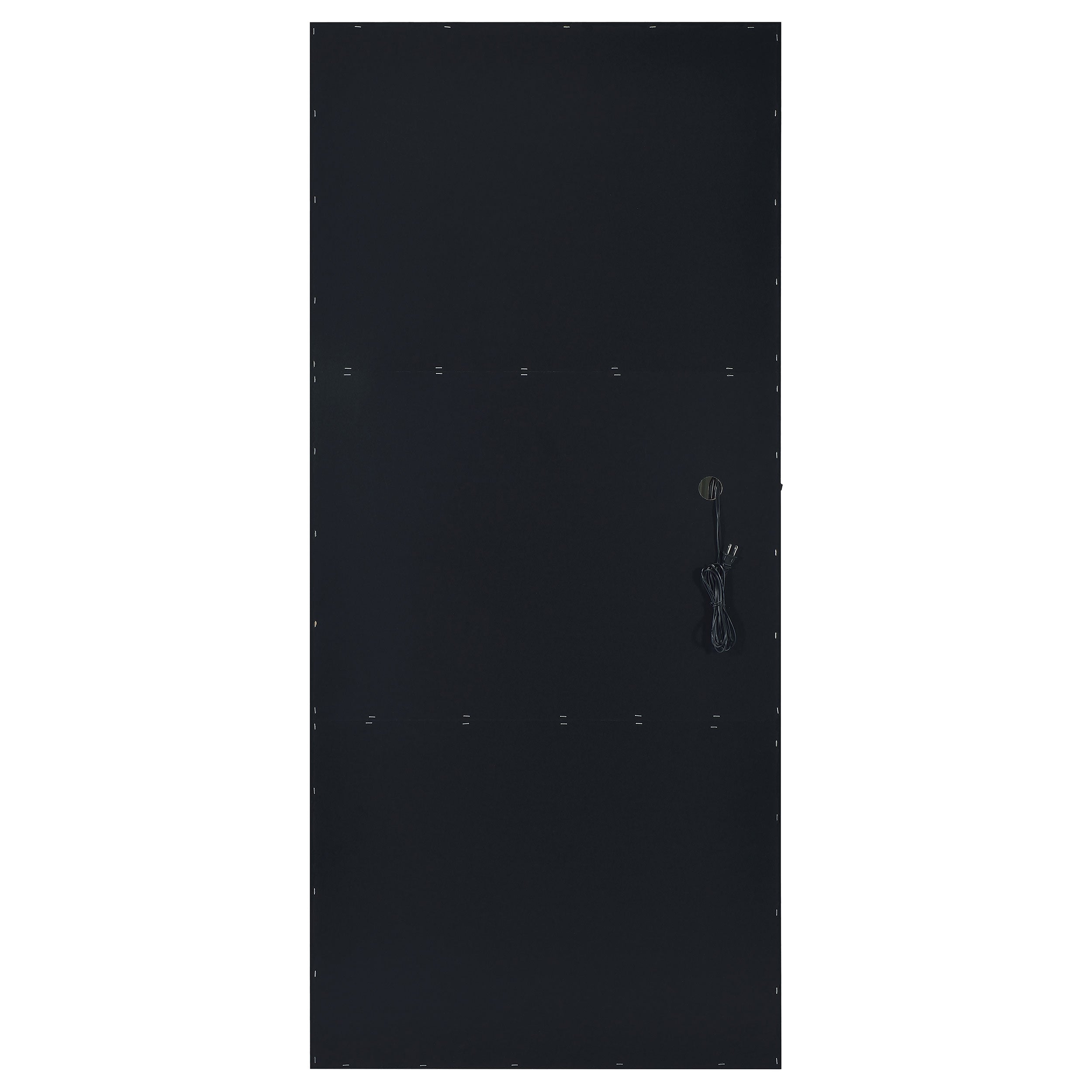 Coaster Zayan Full Length Floor Mirror With Lighting Black High Gloss Default Title