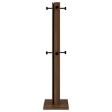 Rikkie Walnut Coat Rack Walnut and Mirror