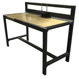 Coaster Purston Writing Desk with Hidden Storage Black and Brass Default Title