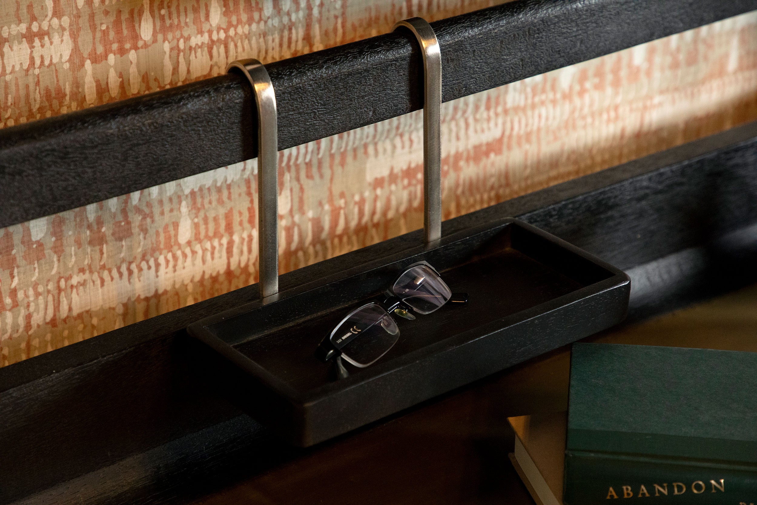 Coaster Purston Writing Desk with Hidden Storage Black and Brass Default Title