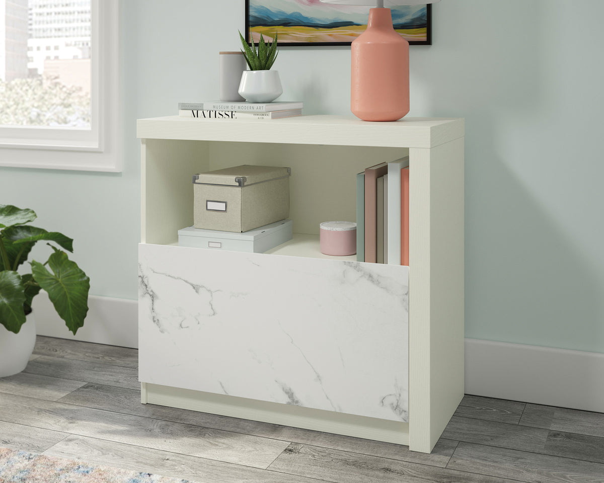 Hudson Court  Lateral File Cabinet with Shelf in Pearl Oak