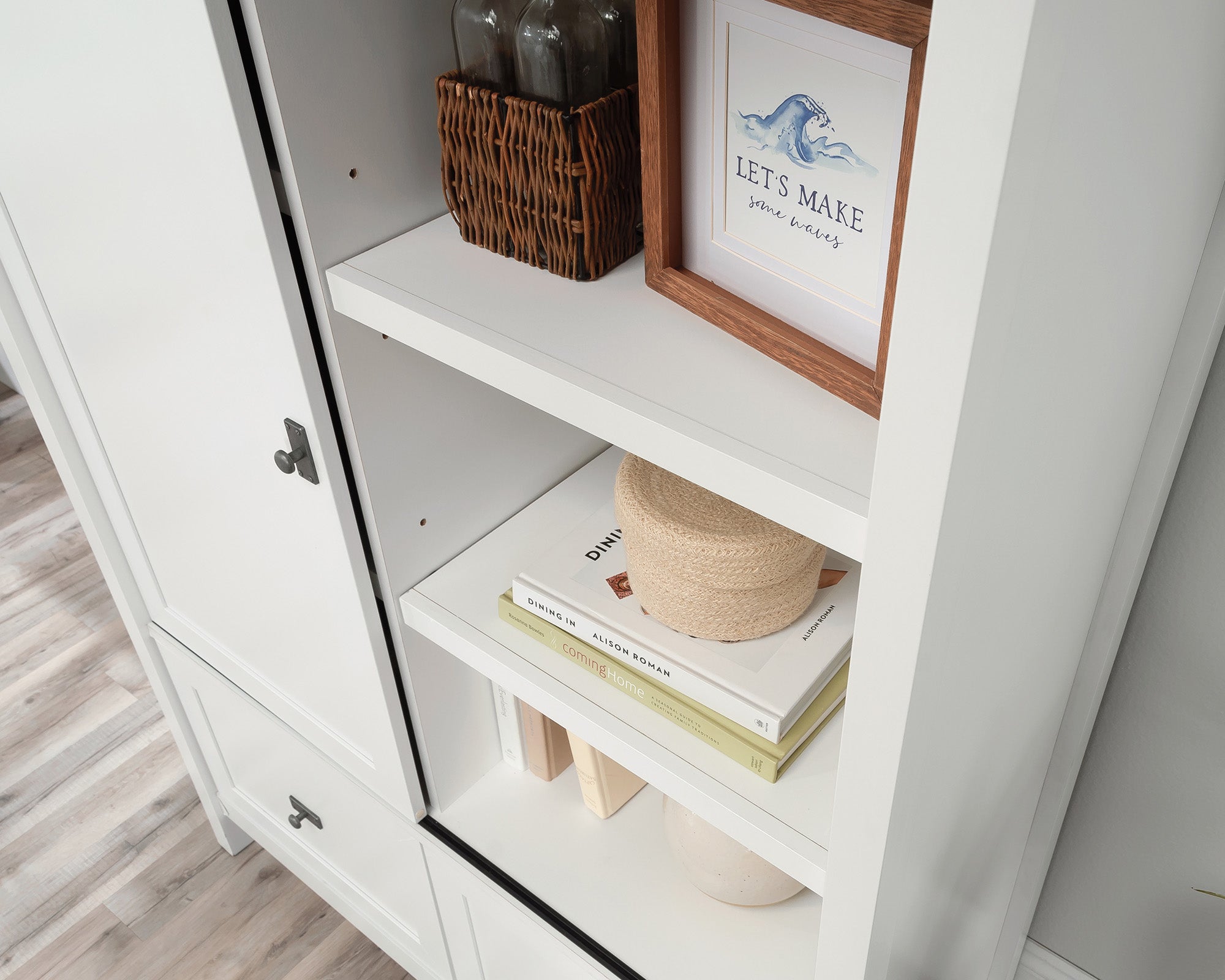 Cottage Road  White Storage Cabinet with File Drawers