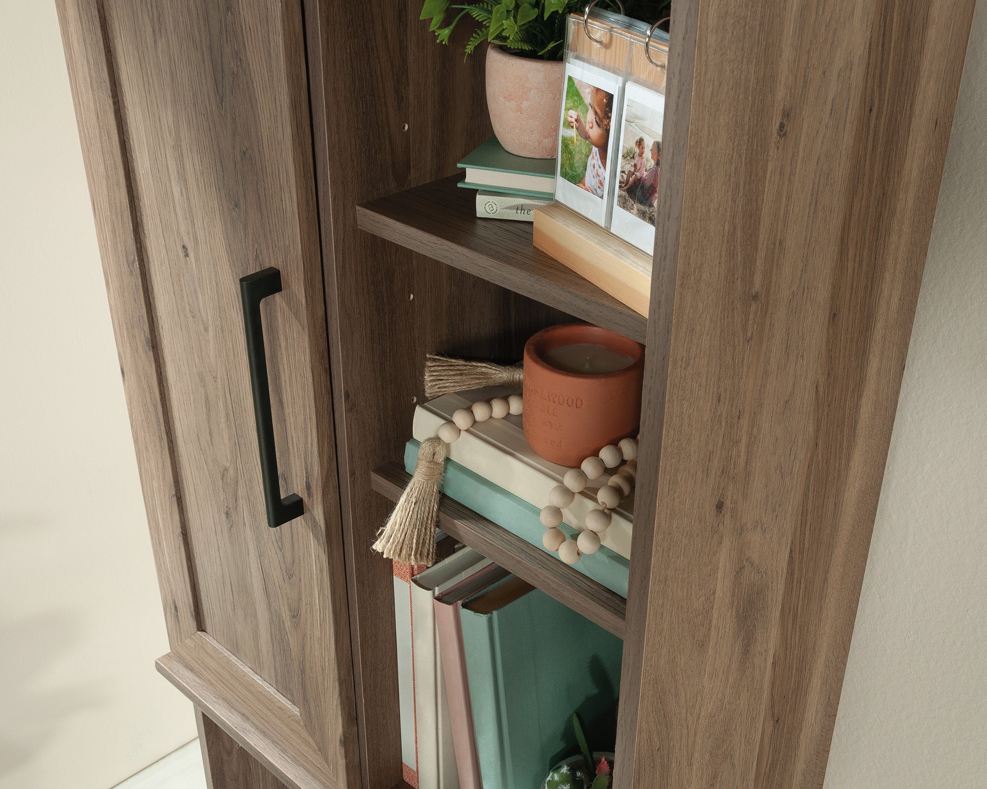 HomePlus 2-Door Storage Cabinet in Salt Oak