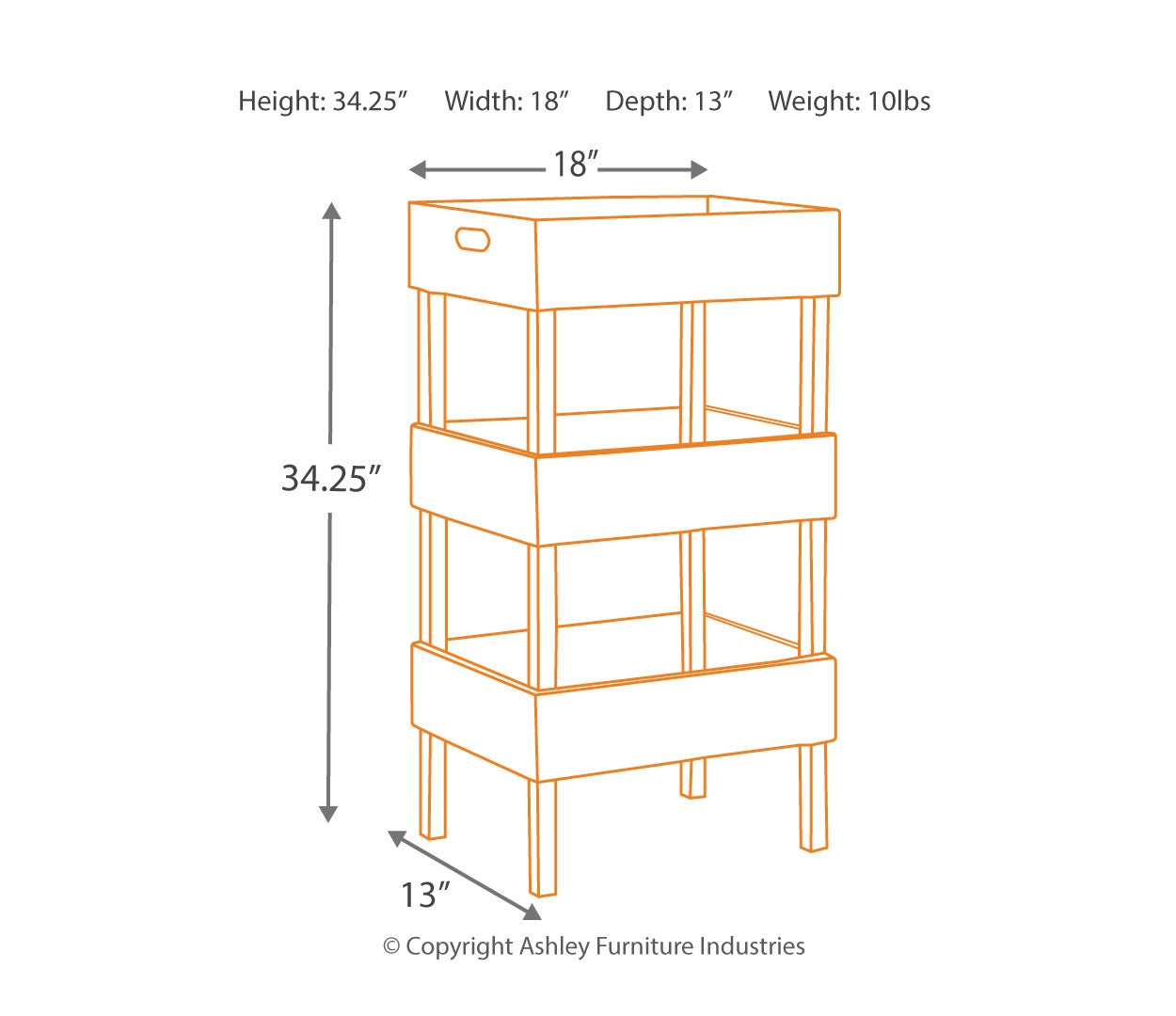 Yulton Storage Shelf