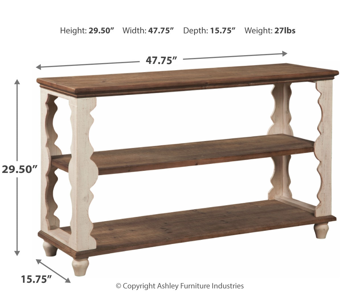 Alwyndale Console Sofa Table