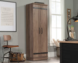 HomePlus 2-Door Farmhouse Storage Cabinet Salt Oak