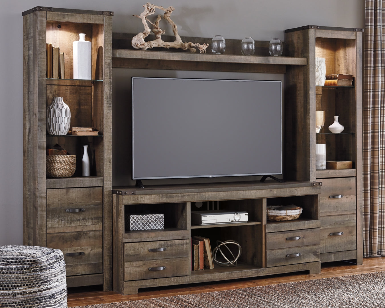 Trinell 4-Piece Entertainment Center