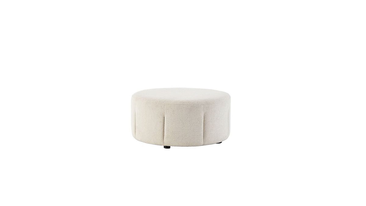 Bellona Atlanta Ottoman (Peru Cream) by Bellona