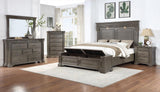 Dark Gray King Bed