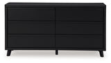 Danziar Six Drawer Dresser