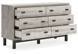 Vessalli Six Drawer Dresser