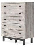 Vessalli Five Drawer Wide Chest