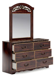 Glosmount Dresser and Mirror