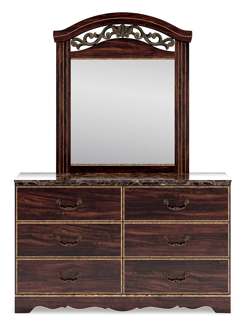 Glosmount Dresser and Mirror