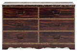 Glosmount Six Drawer Dresser