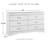 Anarasia Six Drawer Dresser