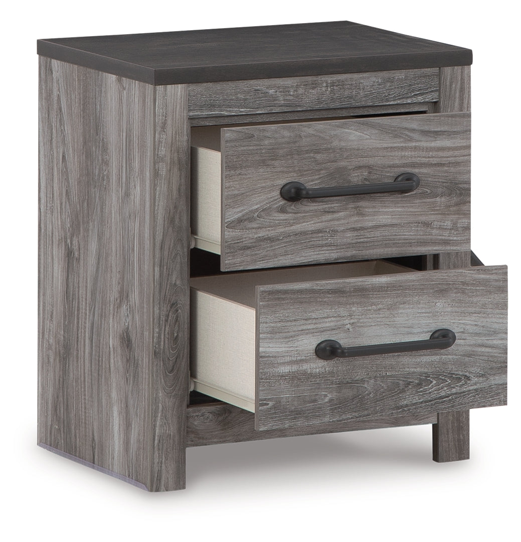 Bronyan Two Drawer Night Stand