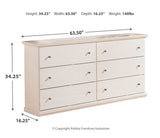 Bostwick Shoals Six Drawer Dresser