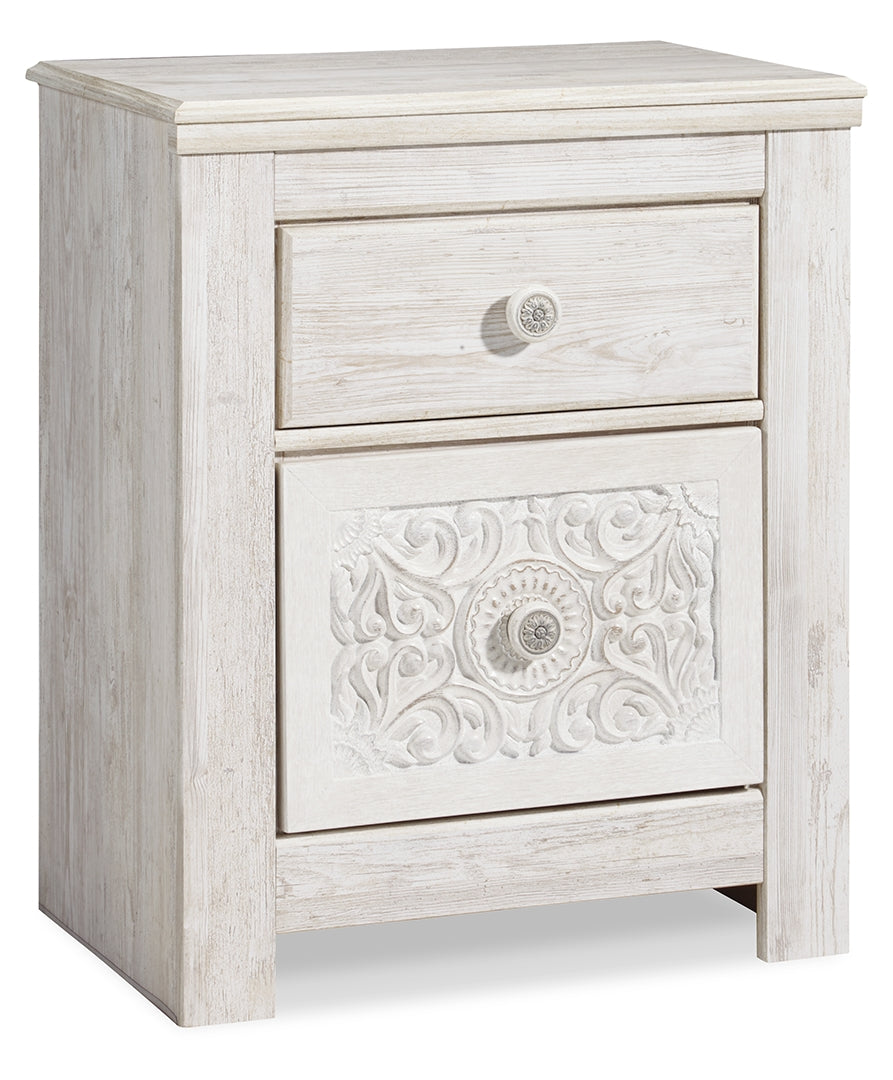 Paxberry Two Drawer Night Stand