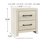 Cambeck Two Drawer Night Stand