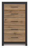 Vertani Five Drawer Chest